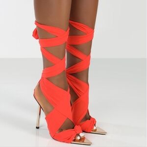 Public Desire Huni Laceup Heels